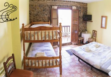 Habitación cuádruple Hotel Rural Fuente La Teja
